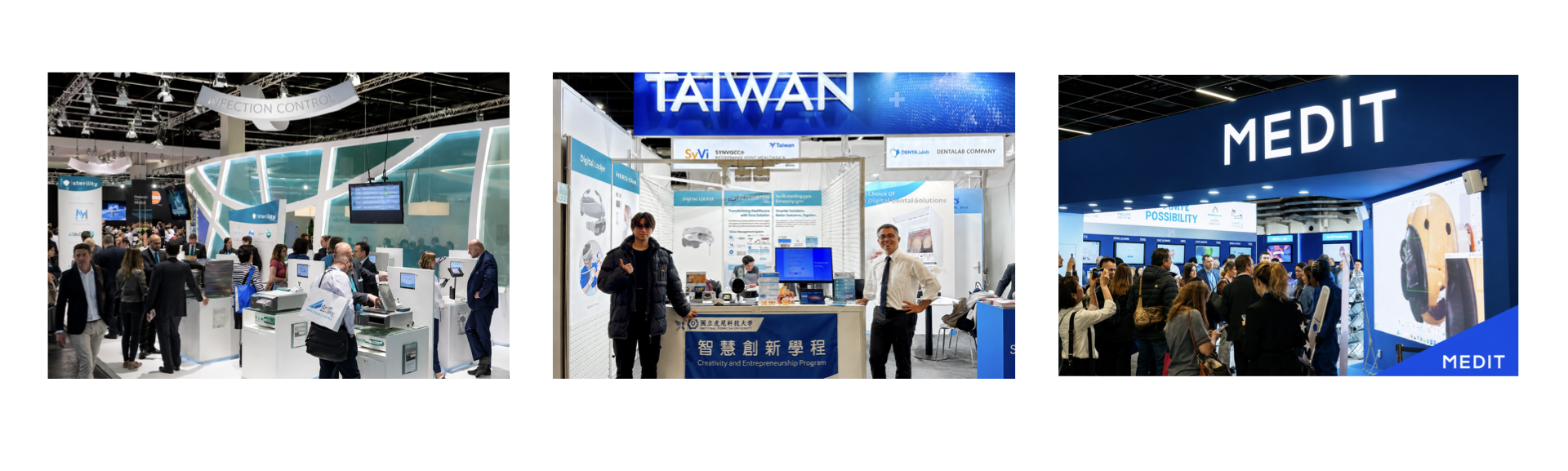 Laboratory Team Supervised by Assistant Prof. Yen-Kun Lin Successfully Exhibits at the International Dental Show (IDS) 2025 in Cologne, Germany